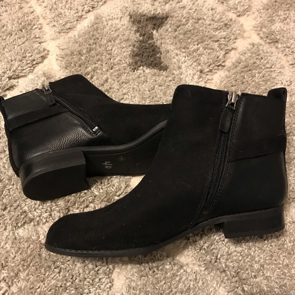 NWOT Franco Sarto Black Ankle Boots Sz. 6.5 - Picture 4 of 4